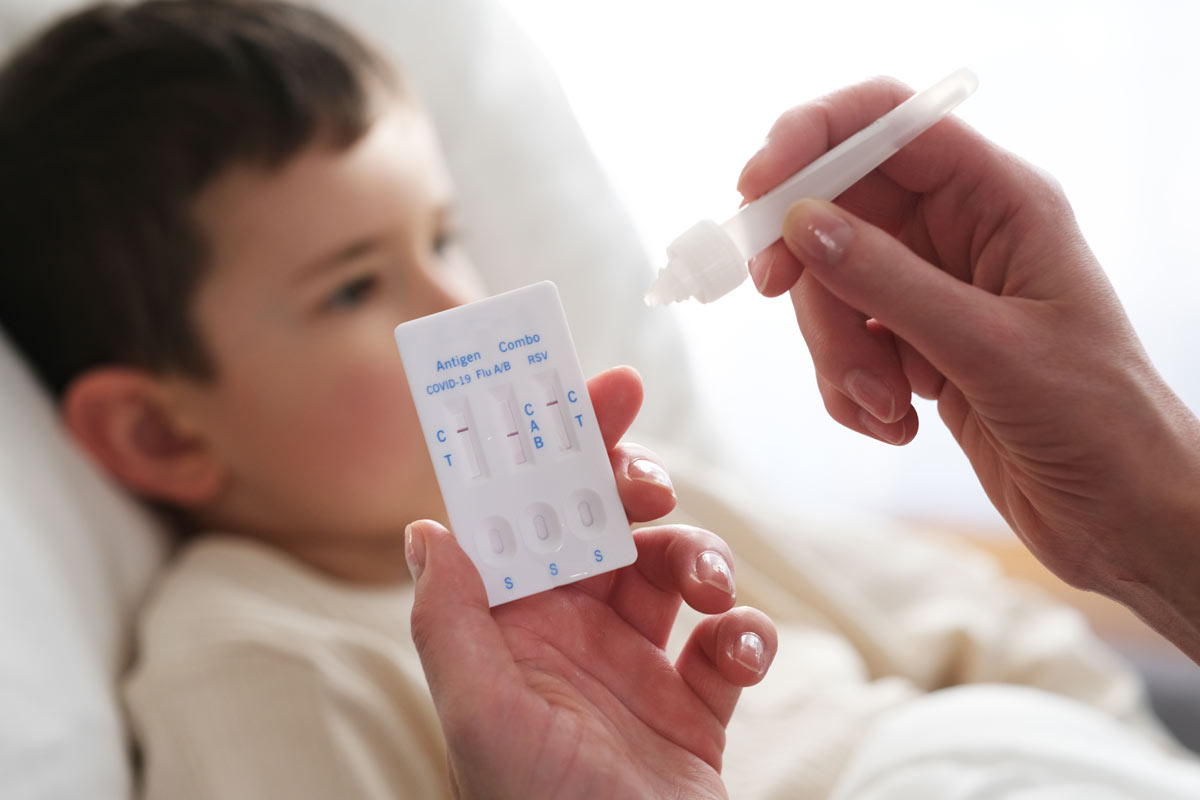 Test rapid virus gripal